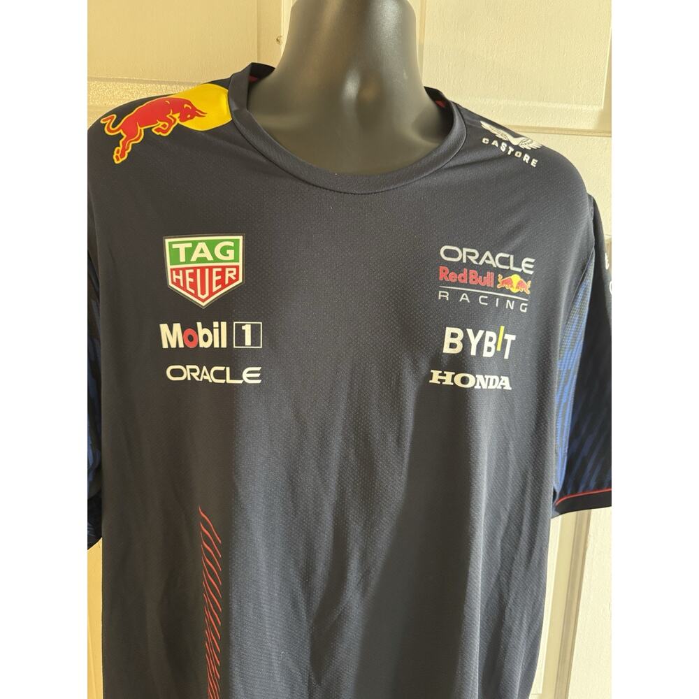 Men’s Castore Oracle Red Bull Racing Shirt Size 4XL - Picture 2 of 6